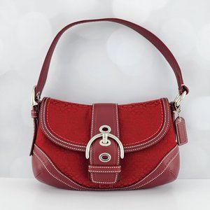 Vintage Y2K Coach Soho Signature Mini Shoulder Bag with Dust Bag